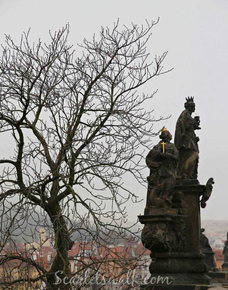 Praha Kaarlen silta patsaat