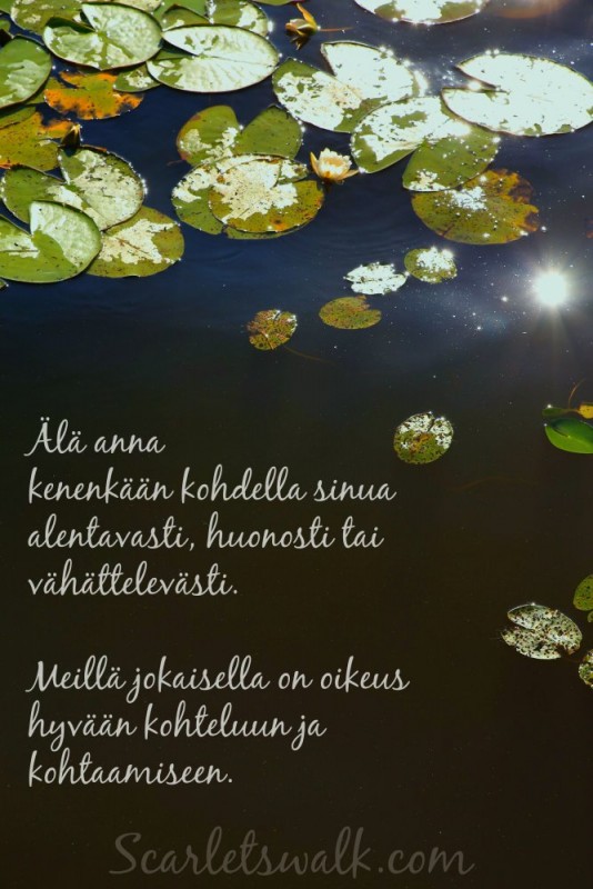 Meillä jokaisella on oikeus